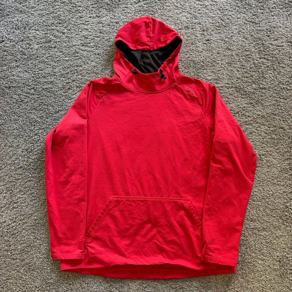 UNRL Crossover II Hoodie Red Black Sweatshirt Performance Golf Men’s Large